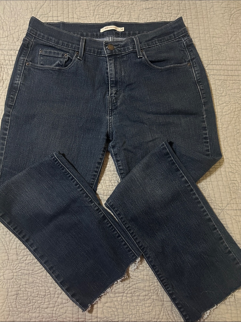 Levi's Dark Indigo Straight Jeans
